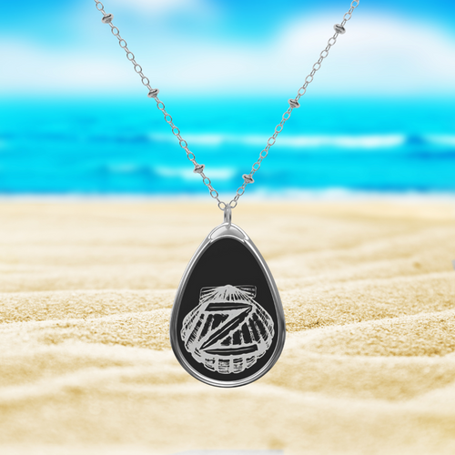 Big Z Oval Necklace